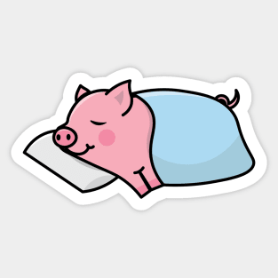 Pig in a Blanket Sticker